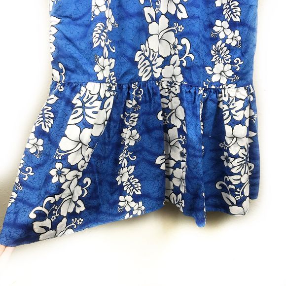 Vintage Hawaiian Togs Floral Hawaiian Midi Dress - Picture 6 of 9